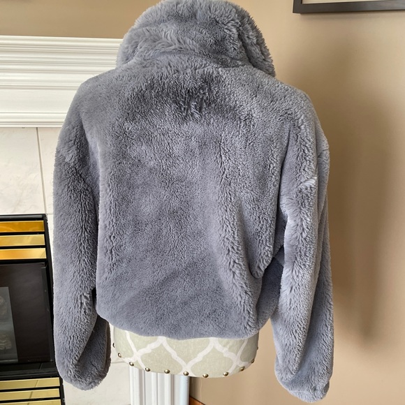 Anthropologie Elevenses Faux fur Bristol jacket - Picture 7 of 8